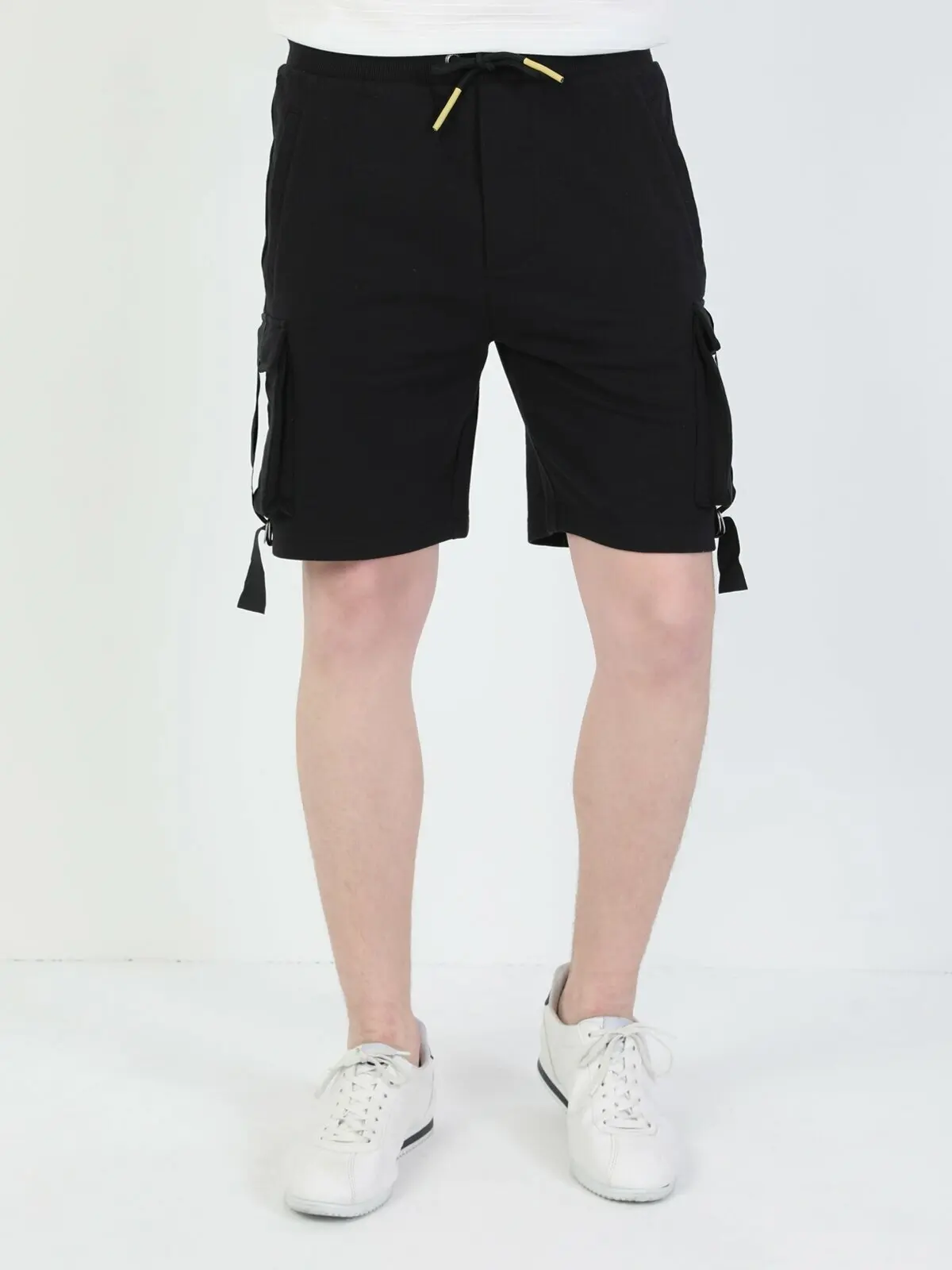 

Colins Men Slim Fit Black Short ,CL1049751
