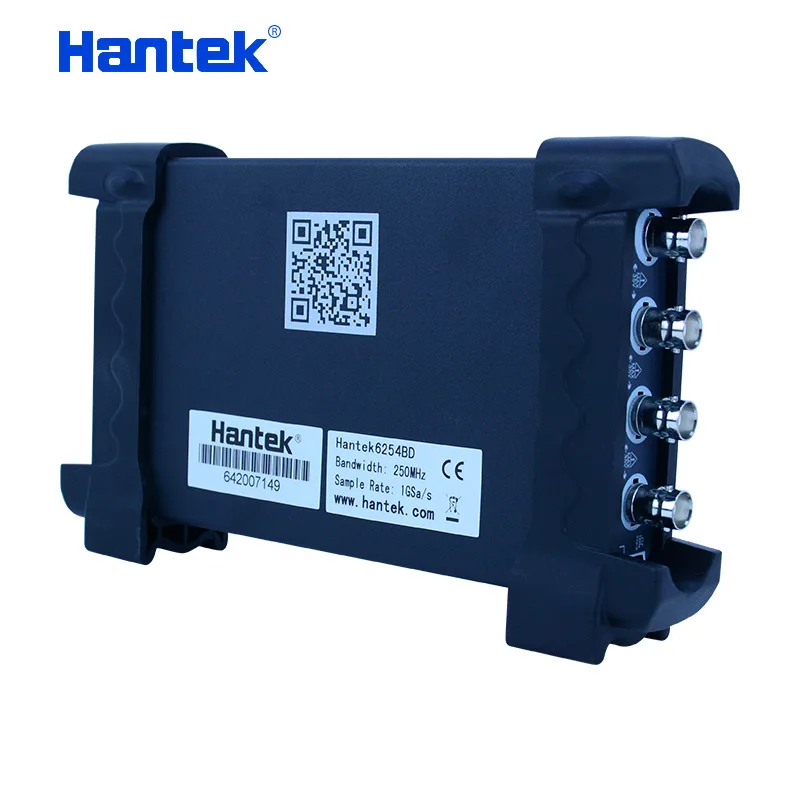 Hantek 4CH USB осциллографы для ПК 1GSa/s 2 мВ-10 В/див 250 МГц Ручной осциллограф 200MSa/s DDS