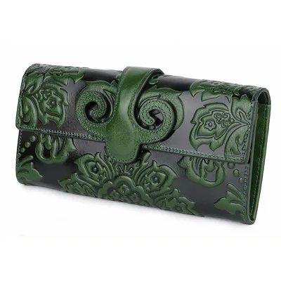 

New Design Korean Style Women's Wallets Pure Color Credit Card Holder Real Leather Passport Cover for Woman Coin Purse