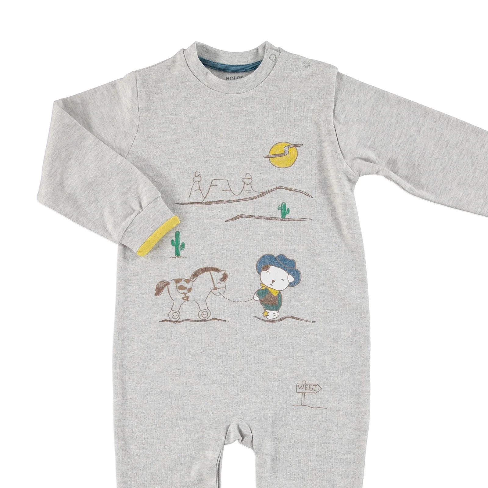 Ebebek HelloBaby Детский комбинезон без ног в ковбойском стиле| |