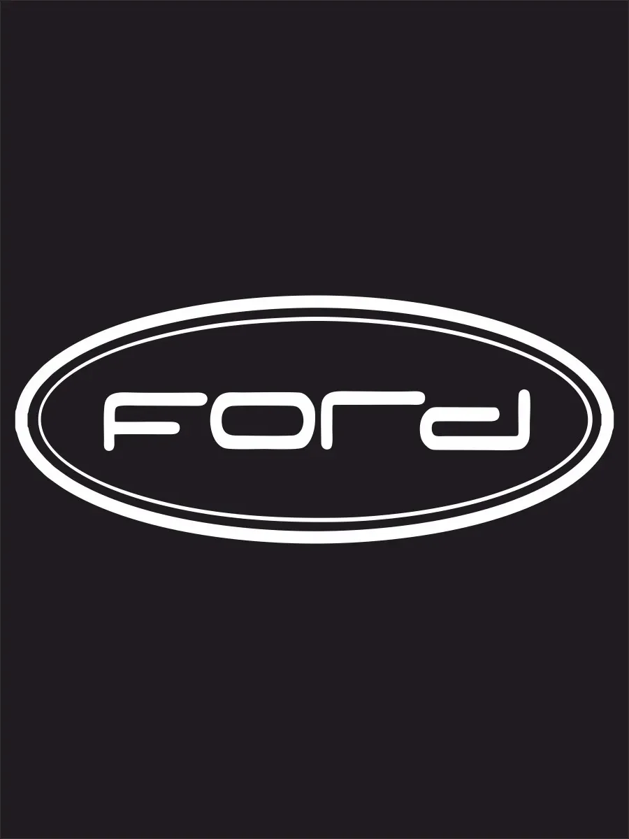 Наклейка на авто &quotFord - Форд логотип&quot 20х8 см | Автомобили и мотоциклы