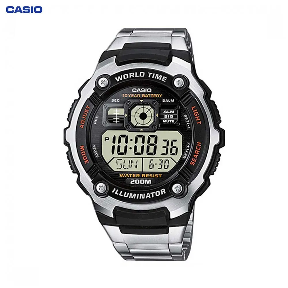 Наручные часы Casio AE 2000WD 1A мужские электронные на браслете|Кварцевые часы| |