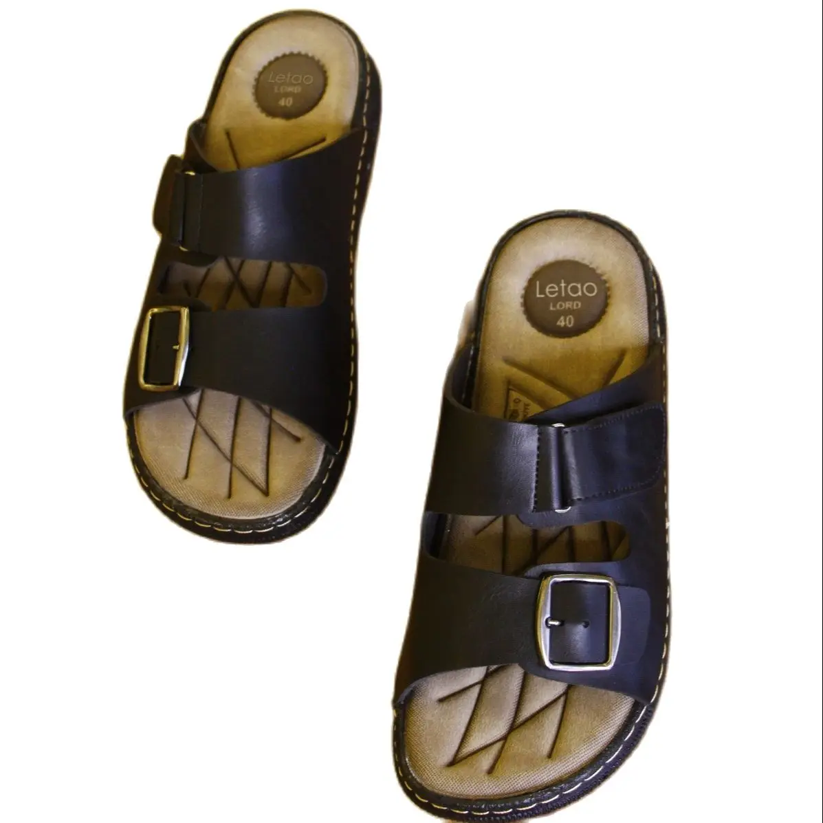 Сандалии Letao Lord мужские мягкая ортопедические удобные регулируемые на липучке