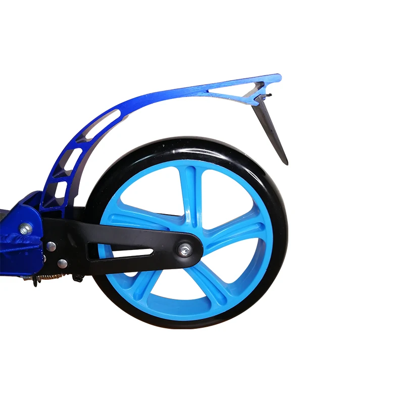 Скутер для взрослых с рамкой из алюминиевого сплава прозрачным колесиком 20 см