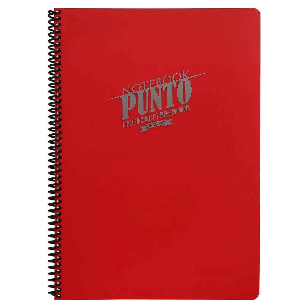 

A4 Writing Notebook Ring Binder Book 80 Pages Sheet Plaid Striped Leaf Note Paper Calendar 3 Colours School Office Math