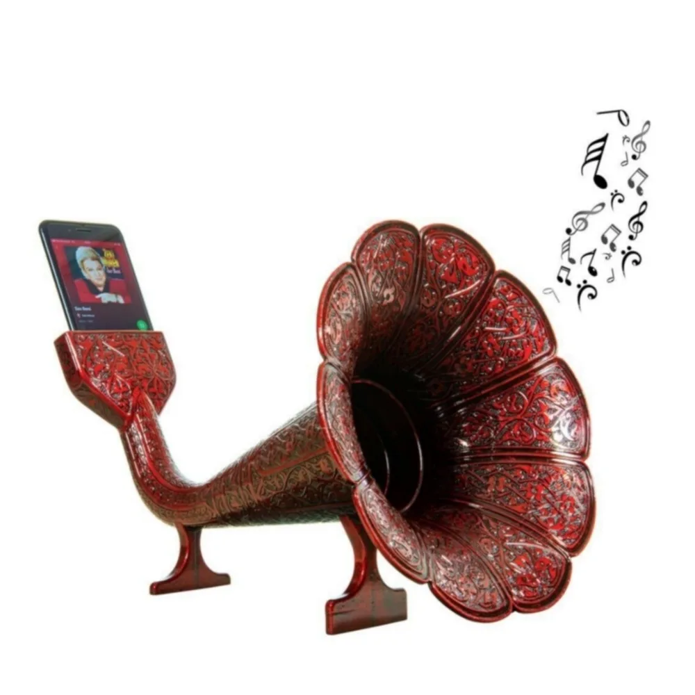 Ностальгическая граммофонная звуковая система усилитель звука аксессуар замак