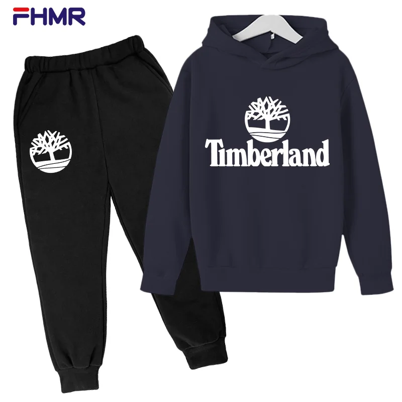 

2022Men's and Women's Activewear Outfit Printed Hoodie + Pants Casual Solid Color Sweater Suit K-pop Streetwear Clothing