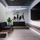 Наклейка с надписью I Love Basket Ball, новый дизайн, наклейка для украшения гостиной и спальни, можно выбрать разные цвета, наклейки на стену A0028