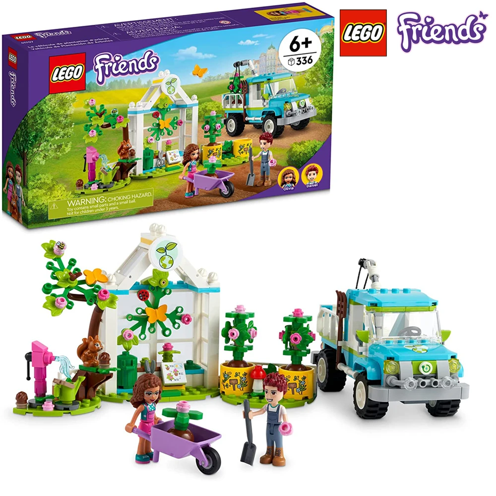 

LEGO Friends Tree-Planting in the Vehicle 41707 Building Kit With Tree Toys Gift For Girls Ages 6 + (336 pieces) toy For Children