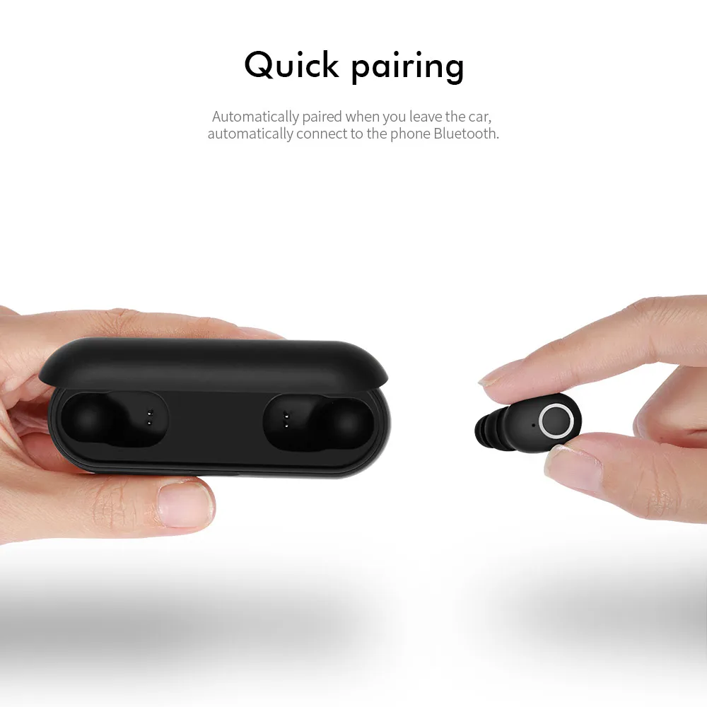 KISSCASE Q1 TWS 5 0 Bluetooth Беспроводные наушники 3D стерео спортивные водонепроницаемые с
