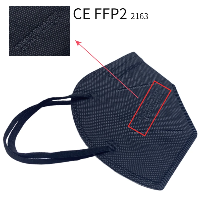 Маски fpp2 kn95 сертифицированные маски маска для лица одобренная ffp2mask многоразовая