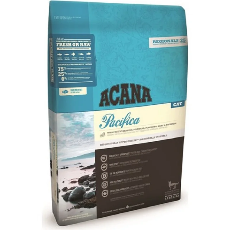 Корм для взрослых и кошек Acana Pacifica без зерна 4 5 кг свежий или сырой всех пород