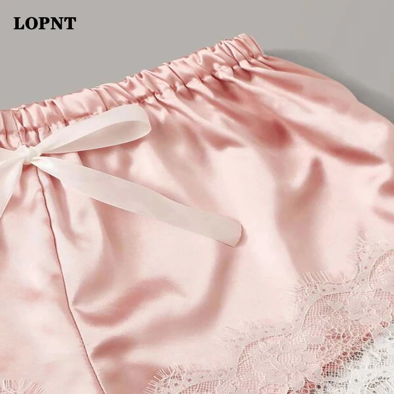 LOPNT женское нижнее белье халат комплект сексуальная пижама атласные шелковые