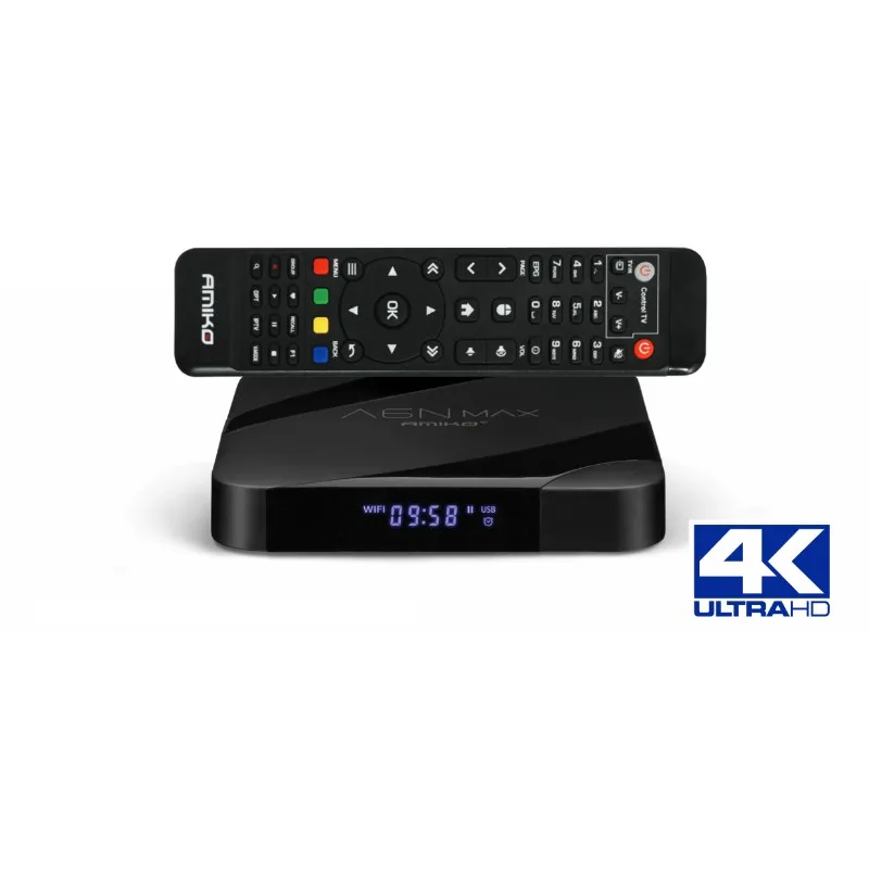 AMIKO A6N MAX OTT в формате 4K UHD HDR компьютерной приставки к телевизору Android 7.1.2 S905X/GB/ГБ