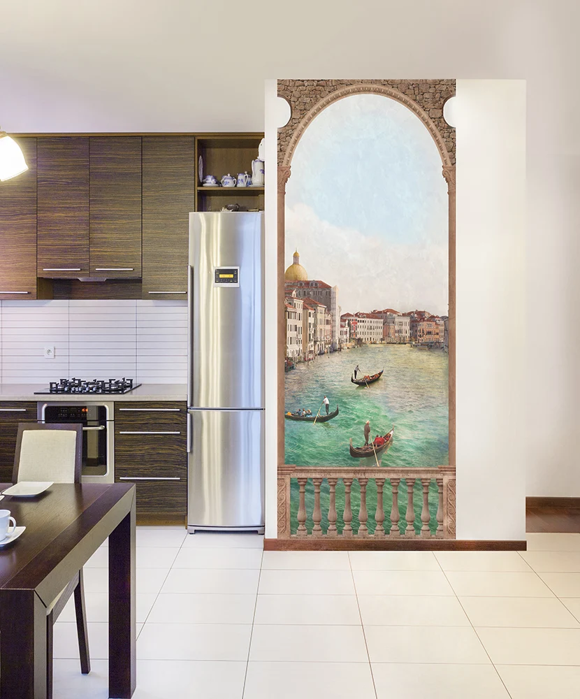 Фотообои Divino Decor категория Окна и балконы арт. L 005 Балкон Венеция 1|Обои| |