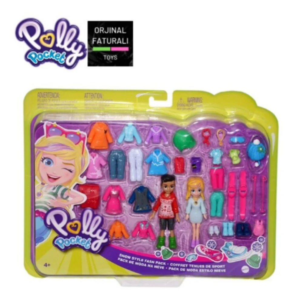 

Mattel Polly Pocket Girl and Boy Toy Set Baby Include Big Fashion Super Sporty GDM18 Lila Shani Nico Vehicles For Birthday Gift Leisure Hobby Mental Development Clothing Home Game Family Mom Dad Room Activity