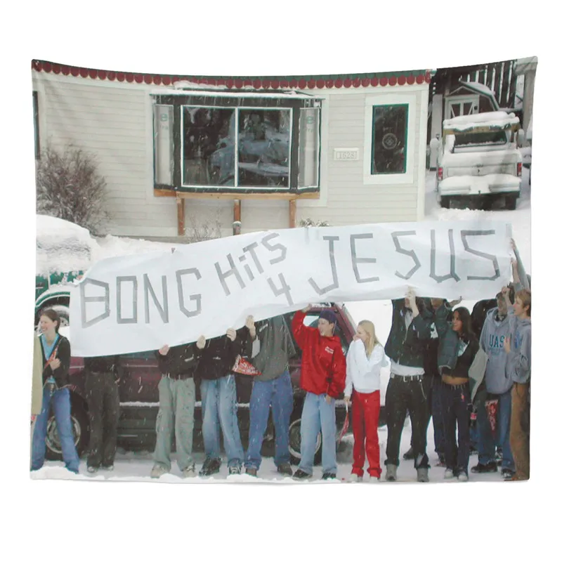 

Бонг хит 4 гобелен «Иисус» настенное украшение для спальни гостиной Декор для Колледжа Общежития вечевечерние НКИ Декор для дома