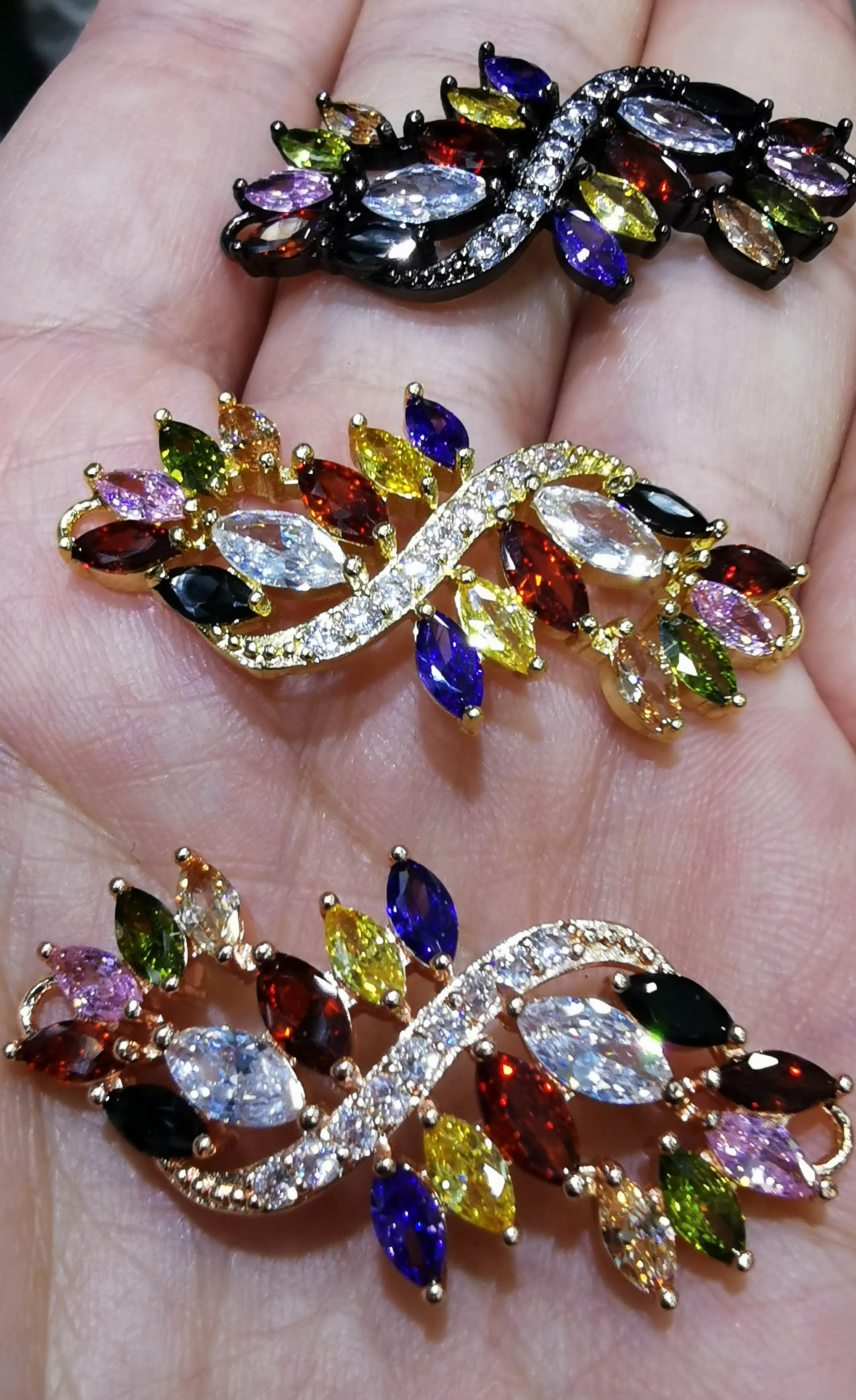 2 петли-Большой 3 шт. коннектор символа бесконечности CZ ПАВЕ