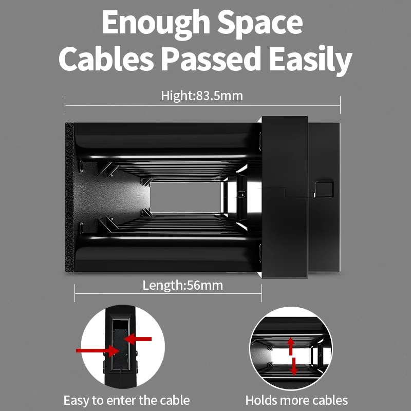 AMPCOM 1U Plastic Rack Mount Horizontal Cable Manager Duct Raceway for 19 Inch Server Cabinet rack mount server cabinet |