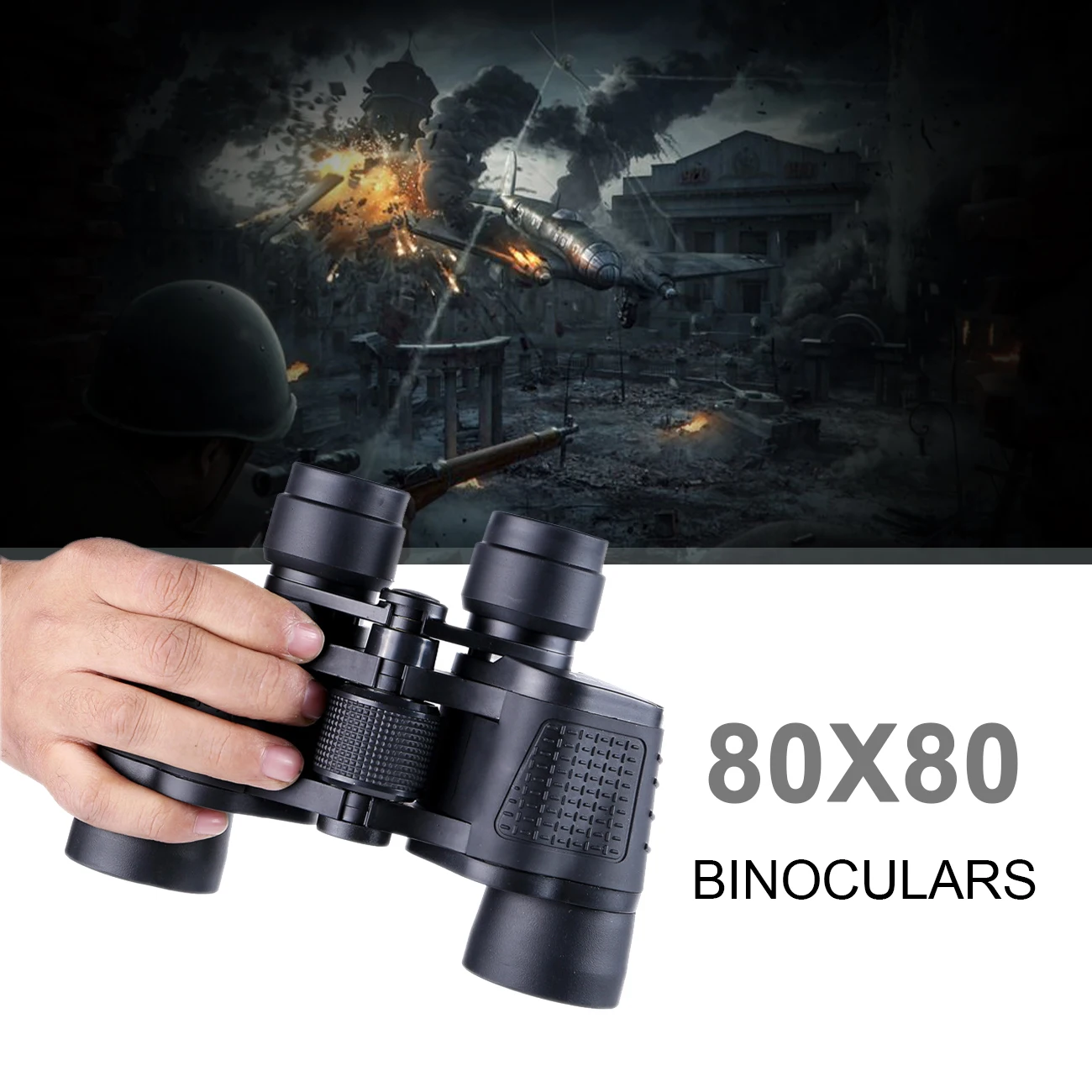 

Binoculars 80X80 Long Range 15000m HD High Power Telescope Optical Glass lens Low light night vision for Hunting Sports scope