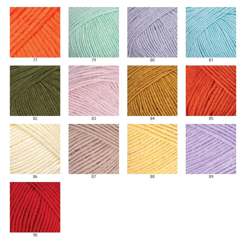 Yarnart Jeans Yarn %55 Cotton - %45 PolyAcr 50gr-160m Cardigan Sweater Shawl Blouse Home Textile Amigurumi Crochet Knitting images - 6