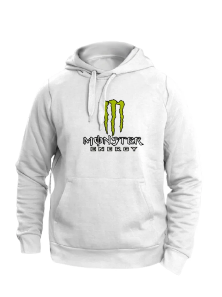 

2021 Men's Monster Energy Paw Printed Hooded New Season Sweatshirt - Thick Hoodie