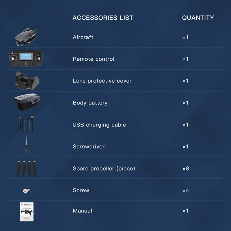 

SG907MAX Dron Quadrocopter With Camera Drone 4K Professional GPS Helicopter Remote Control Toys 5G Foldable Drones Dual Cameras