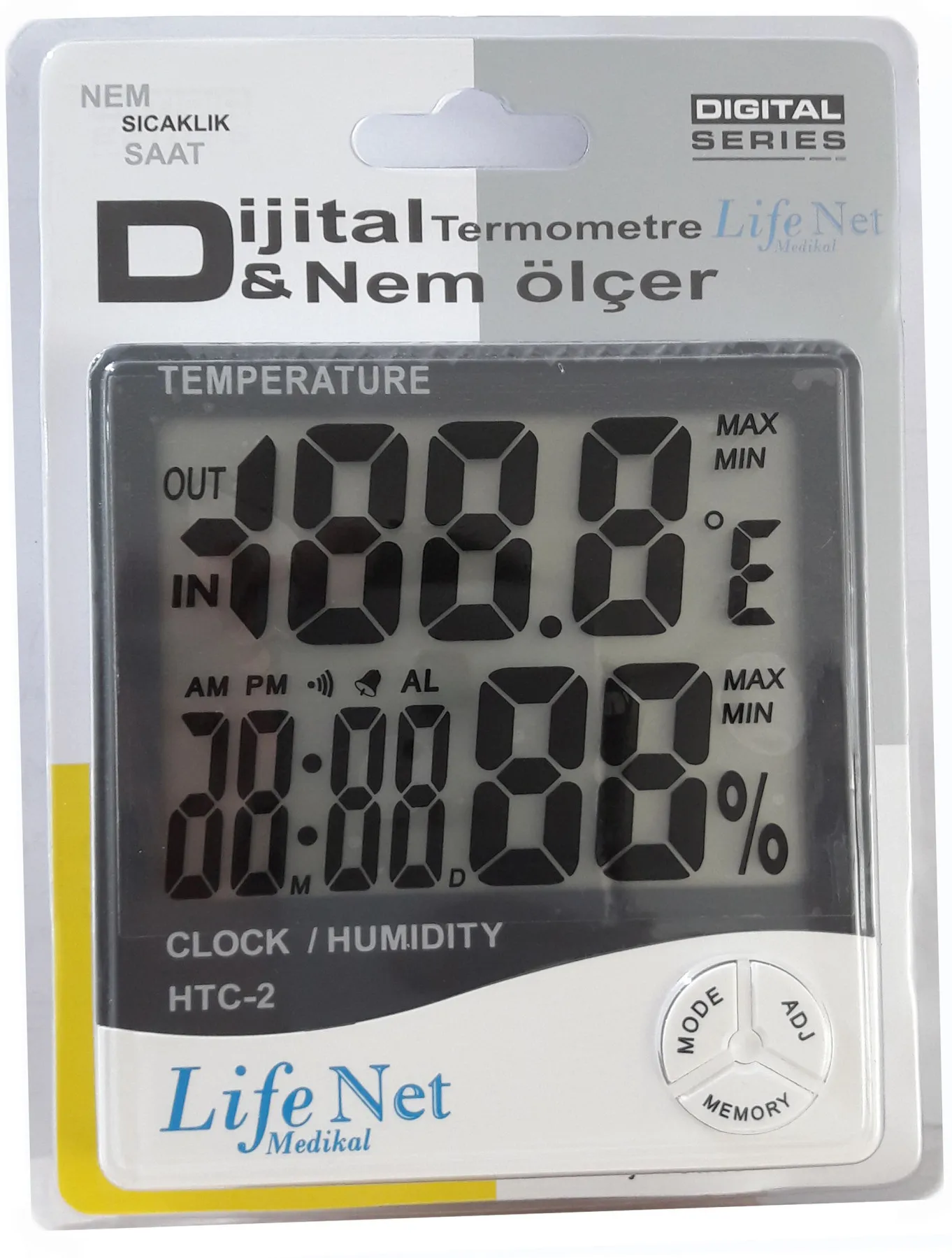 Цифровой термометр (крытый/Открытый) и гигрометр Будильник|Увлажнители воздуха| |