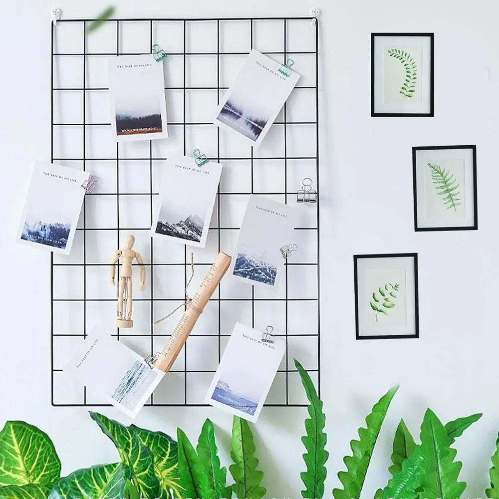 Металлическая настенная вешалка для фотографий держатель банкнот доска с