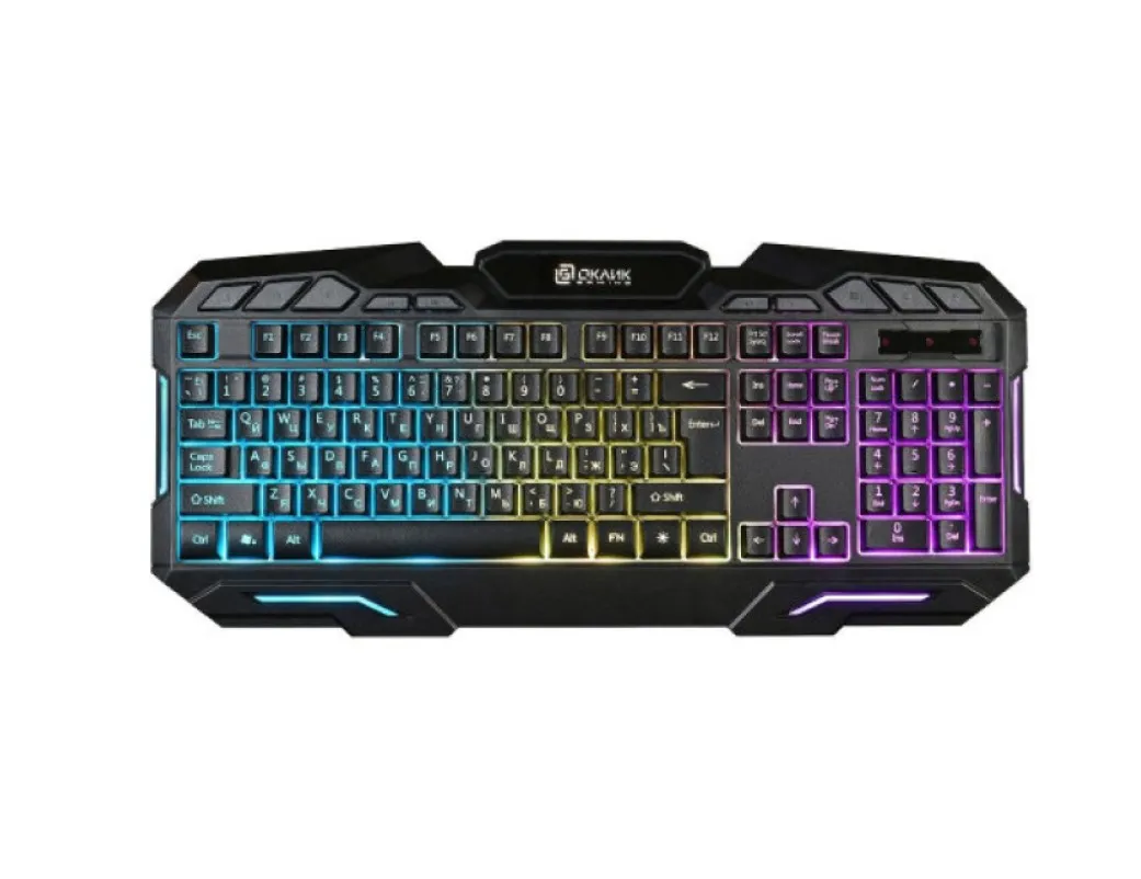 Клавиатура Oklick 700G Dynasty черный USB Multimedia for gamer LED клавиатура с подсветкой |