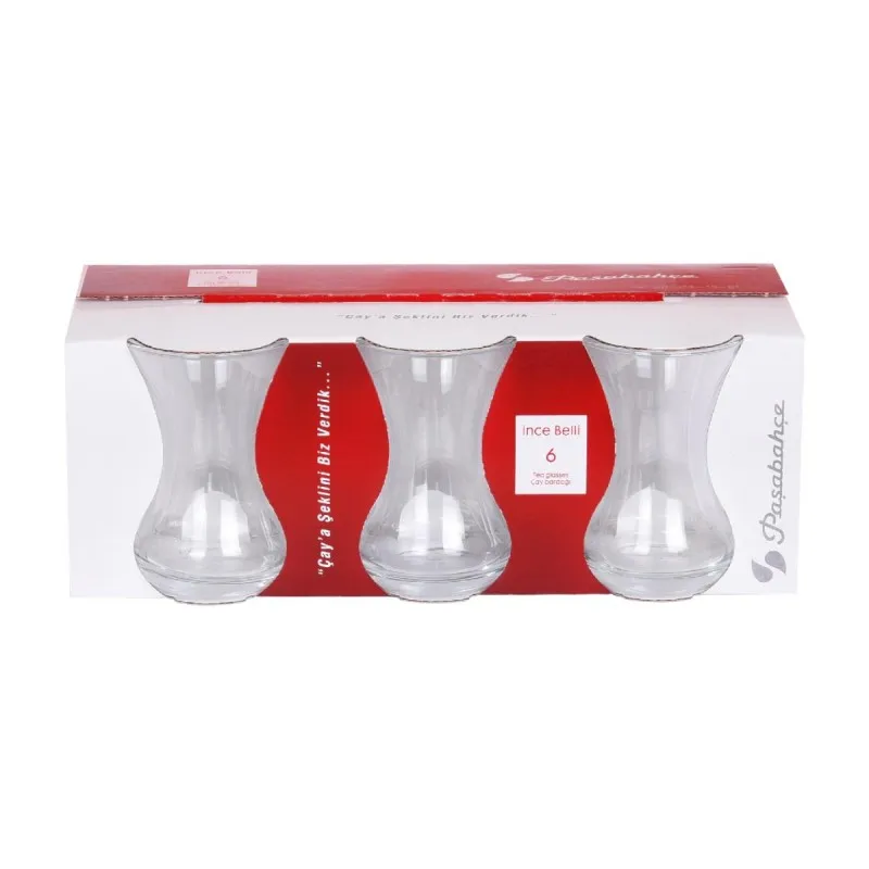 Pasabahçe Высококачественная чайная чашка набор из 6 турецких чайных стаканов для