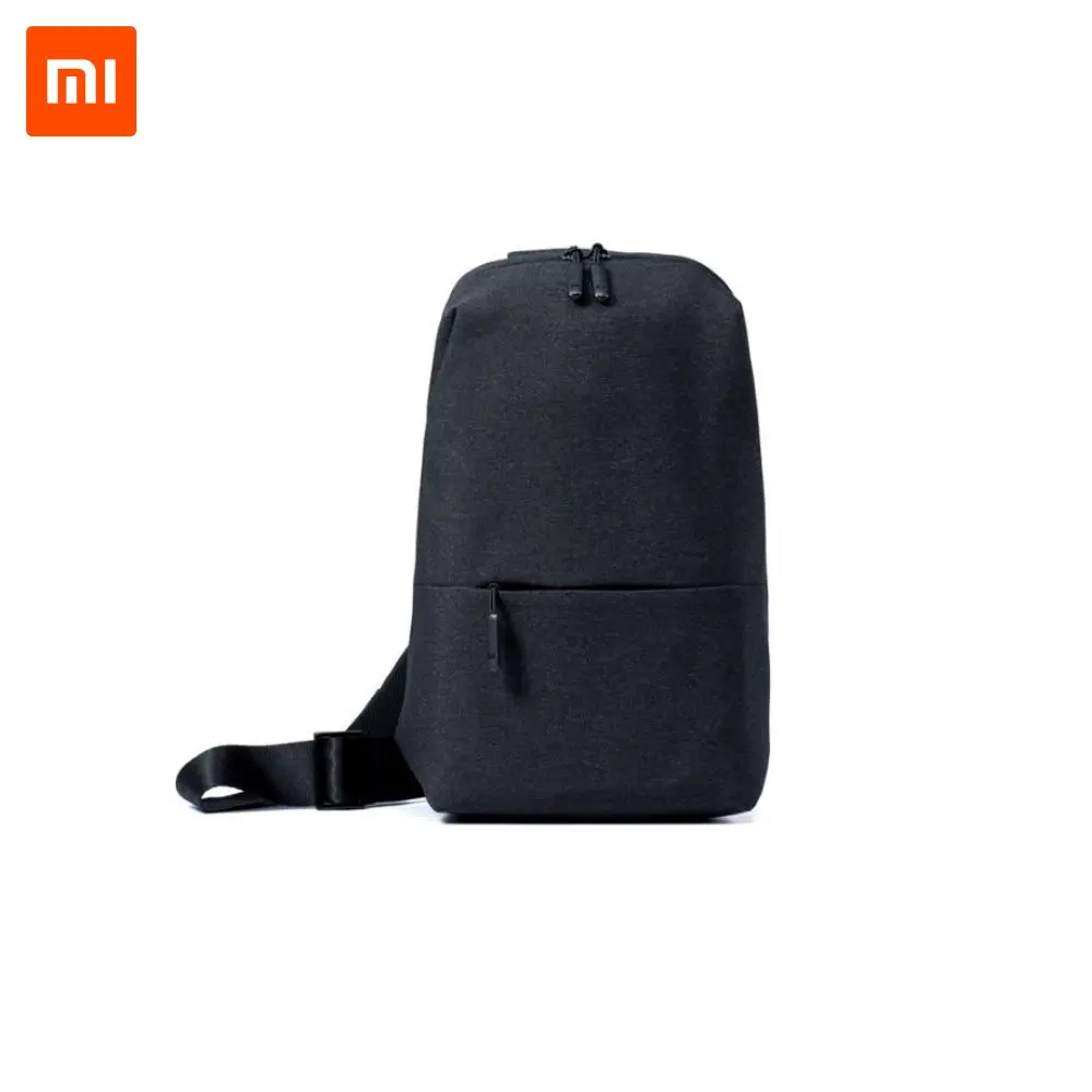 Сумка рюкзак XIAOMI Mi City Sling Bag с одной ручкой мультифункциональный унисекс темно