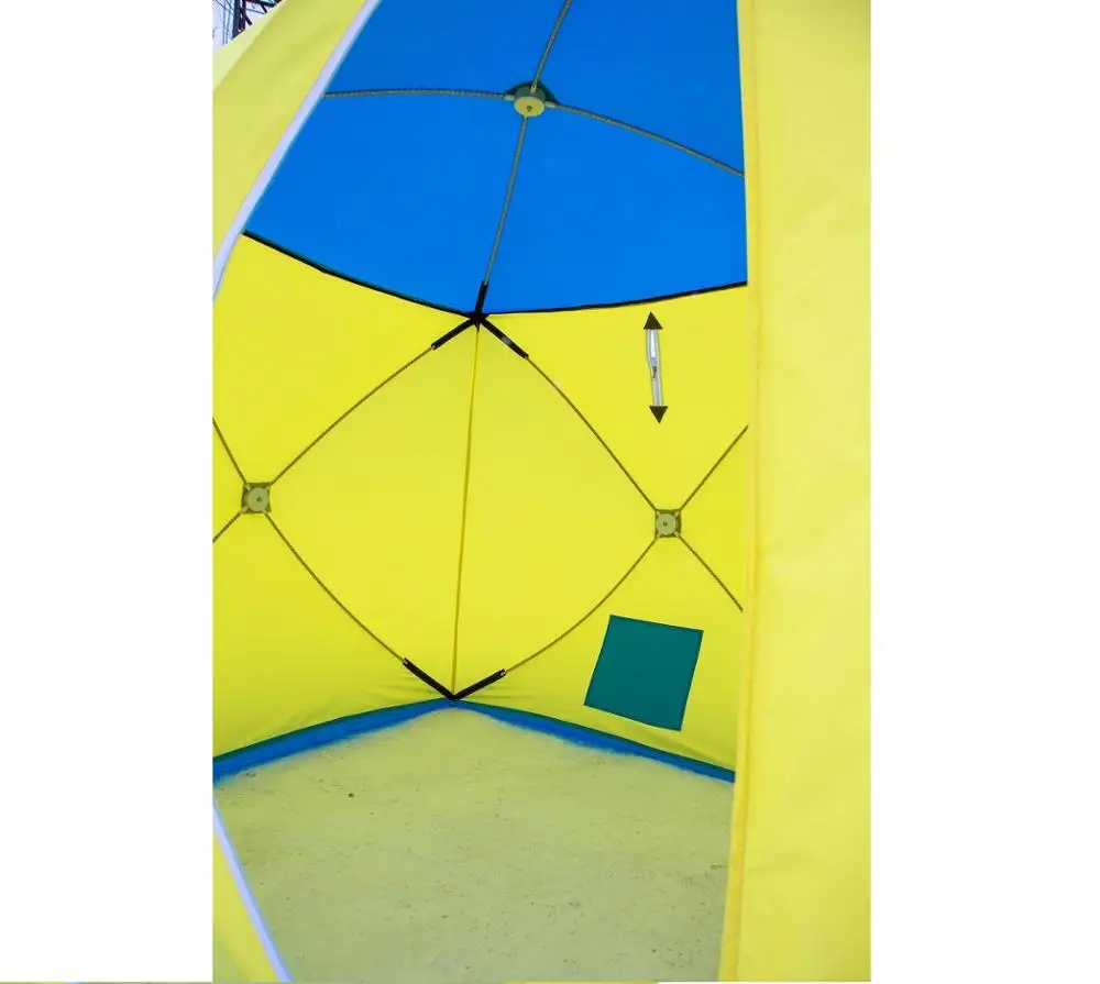 Палатка куб 1 8*1 8 для 2-3 человек Зимняя рыбацкая палатка. Палатка трехслойная. Туристическая палатка. Теплая палатка для рыбаков Палатки Укрытия Кемпинг Походы.