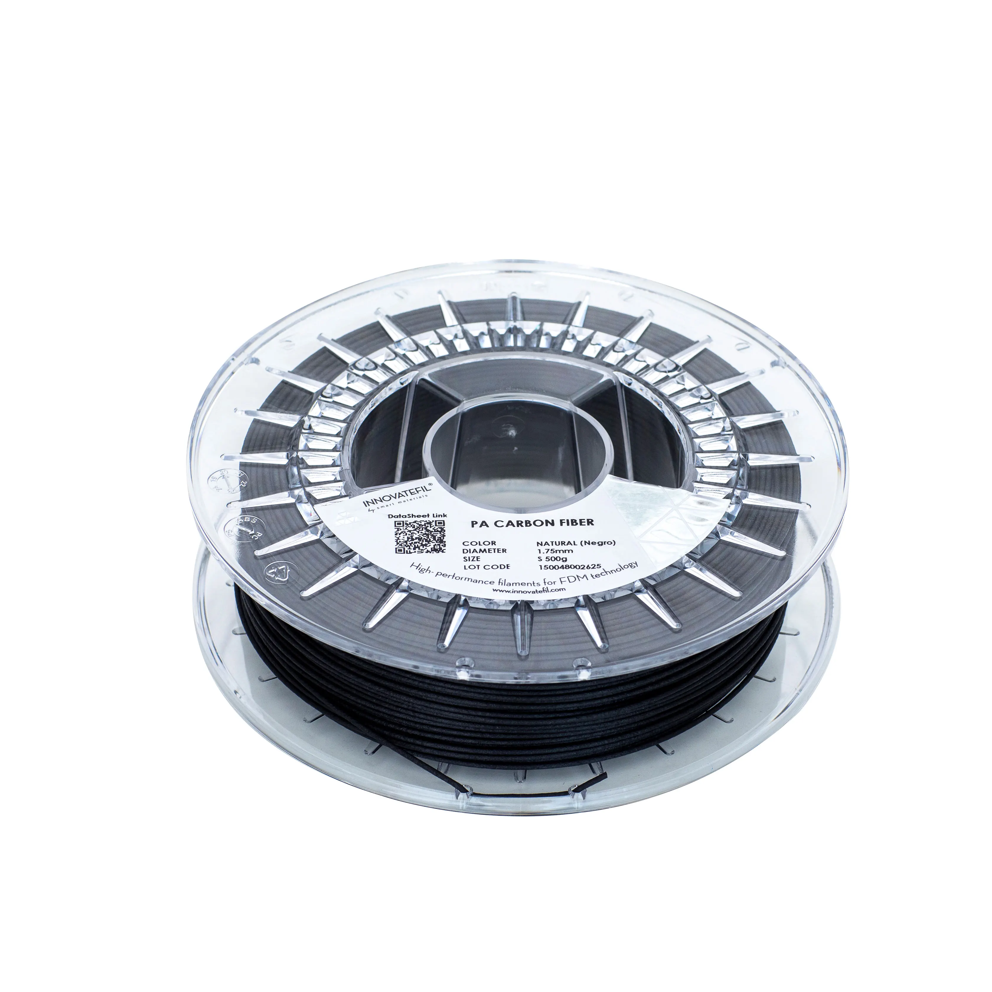 INNOVATEFIL PA FC 1 75 мм натуральный (черный) 500 г умные материалы нить для 3D-печати |