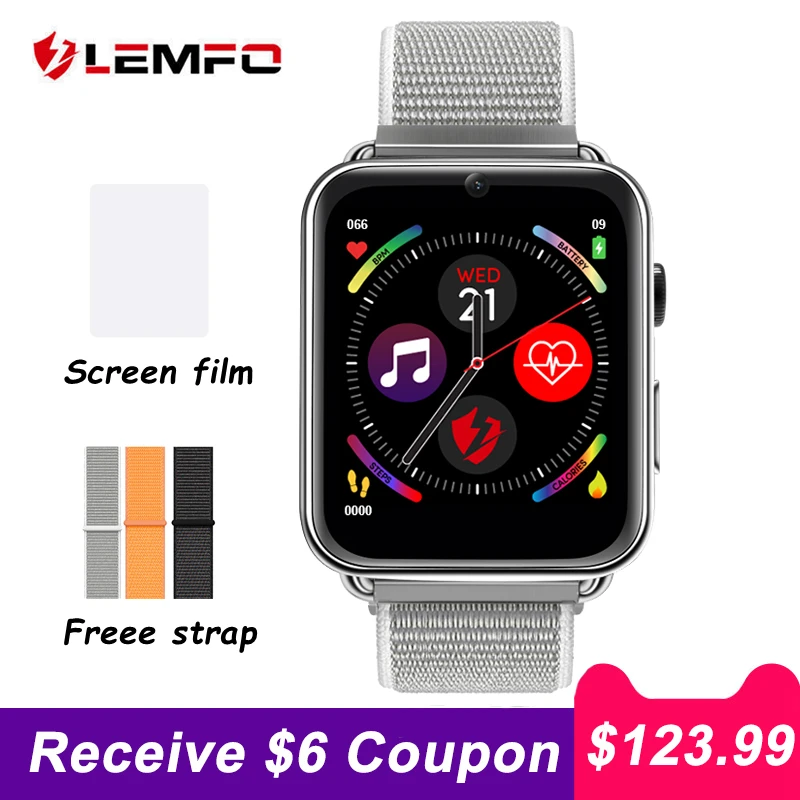 LEMFO LEM10 4G Смарт-часы телефон Android 7,1 3 ГБ+ 32 Гб Поддержка gps/WiFi/sim-карты/монитор сердечного ритма 2МП камера умные часы