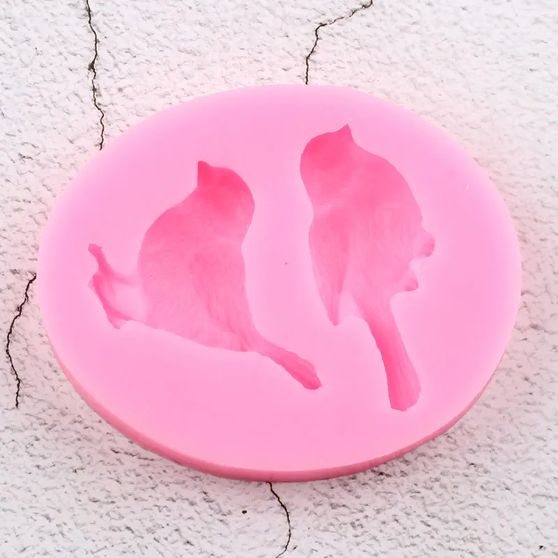 3D Птицы силиконовые формы Шоколадные конфеты Сделай Сам Рукоделие мыло смолы