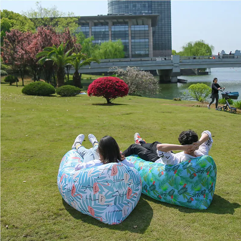 

Inflatable Mattress Camping Air Matt Portable Travel Mat Inflatable Sofa Sleeping Bag Oxford Cloth Air Bed