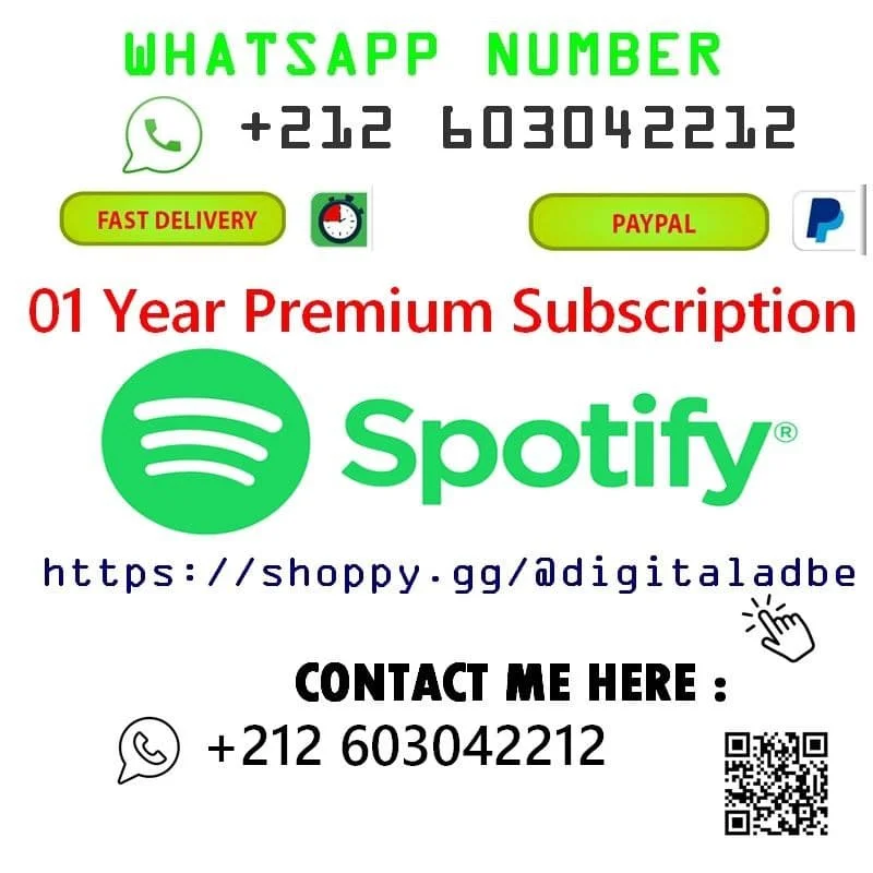 

{ spotify premium 1 year and 3 month LIRE DISCRIPTION }