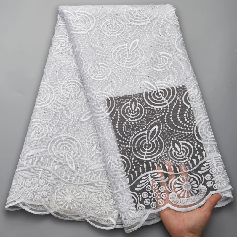 Свадебные материалы Африканское кружево недорогая ткань в наличии французская