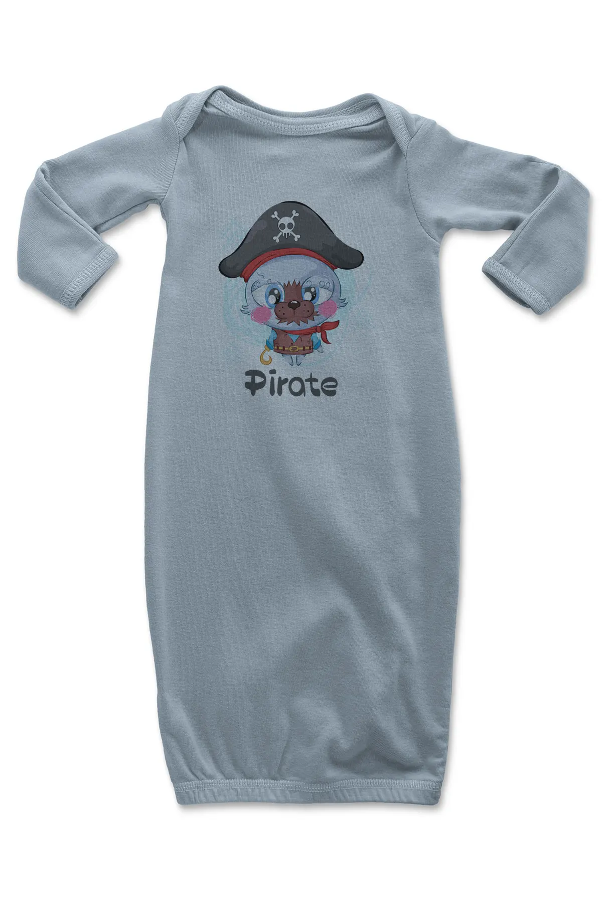 Детский спальный мешок Angemiel с изображением пиратской птицы для мальчиков синий