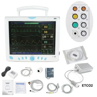cms9200 15 tft display multi parameter patient monitor medical machine spo2 heart rate monitor with etco2