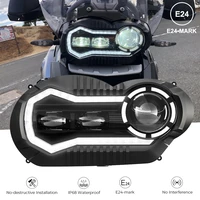 e24 approval 2021 motorcycle led headlight for bmw r1200gs lc r1200 gs adventure 2004 2013 white headlamp with hi lo beam drl