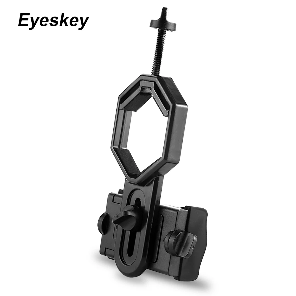 

Universal Cell Phone Adapter Clip Mount Binocular Monocular Spotting Scope Telescope Phone Support Eyepiece D: 25-48mm