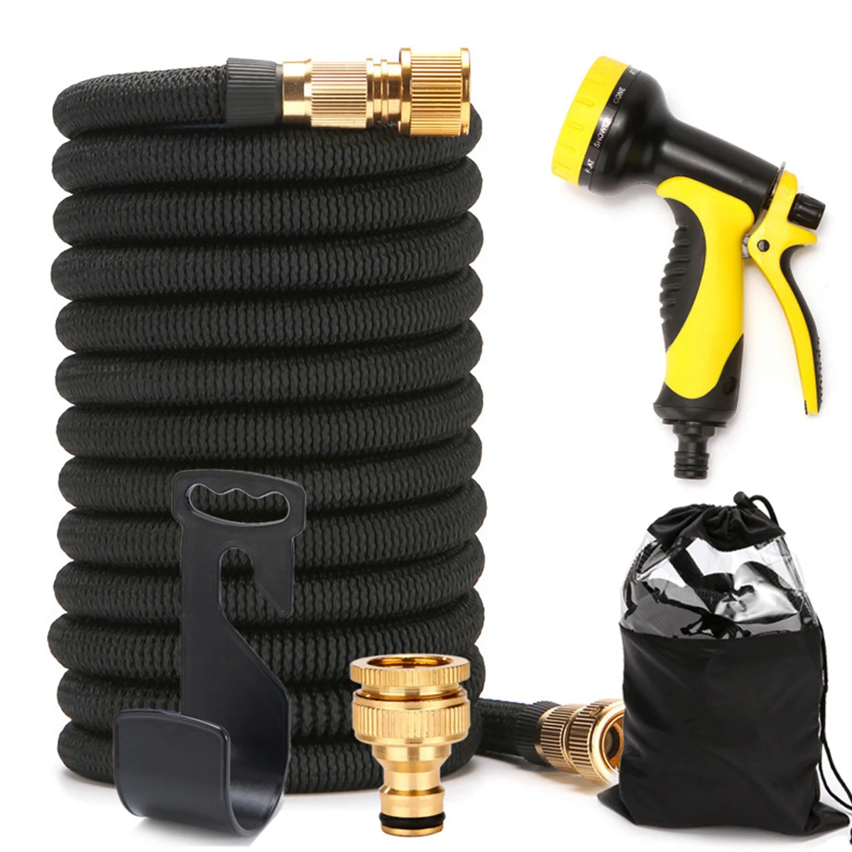 

Expandable Garden EU/US Hose Durable Flexible Lightweight Water Hose Spray