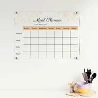 daily meal planner wall calendar colorful text daily planner monthly weekly wall calendar 2022