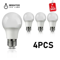 4pcslot led bulb a60 9w high brightness e27 lampada 220v 240v 3000k bombilla lampada led spotlight light warm white