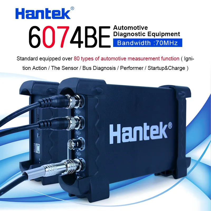 Hantek 6074BE (серия Kit I) 4CH 70 МГц стандарт оснащенный более 80 типами функций измерения
