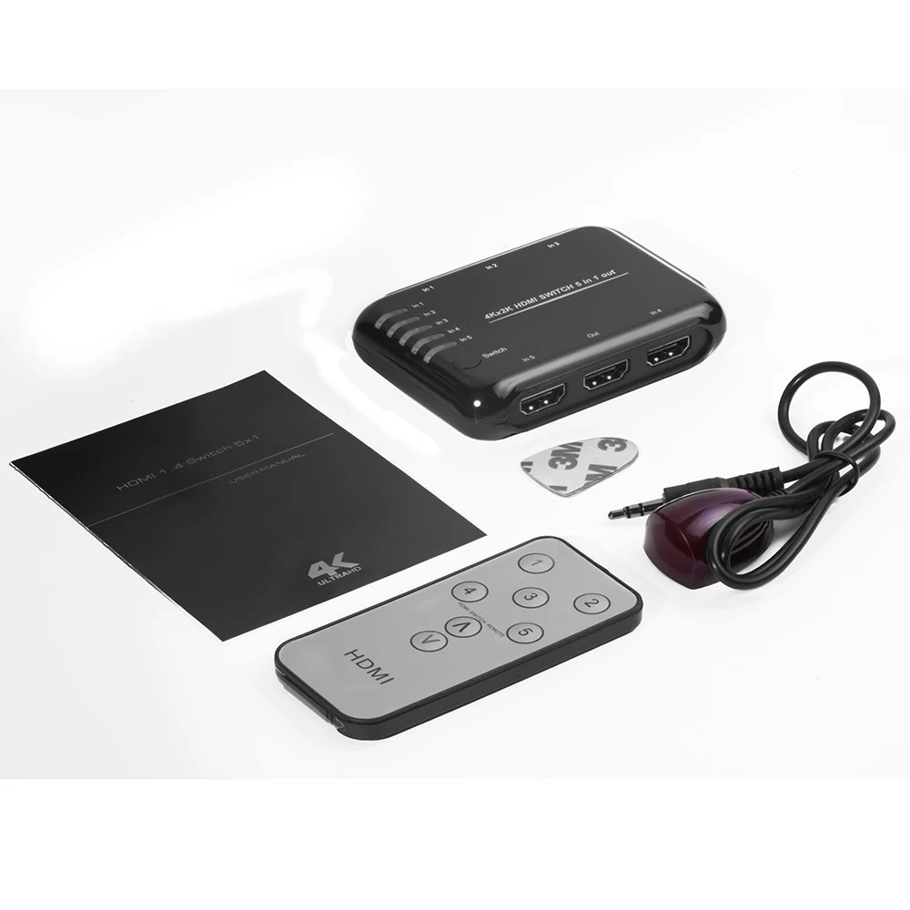 GCR Коммутатор HDMI kvm переключатель для монитора ПК ноутбука hdmi switcher for Smart TV PS Xbox Sony