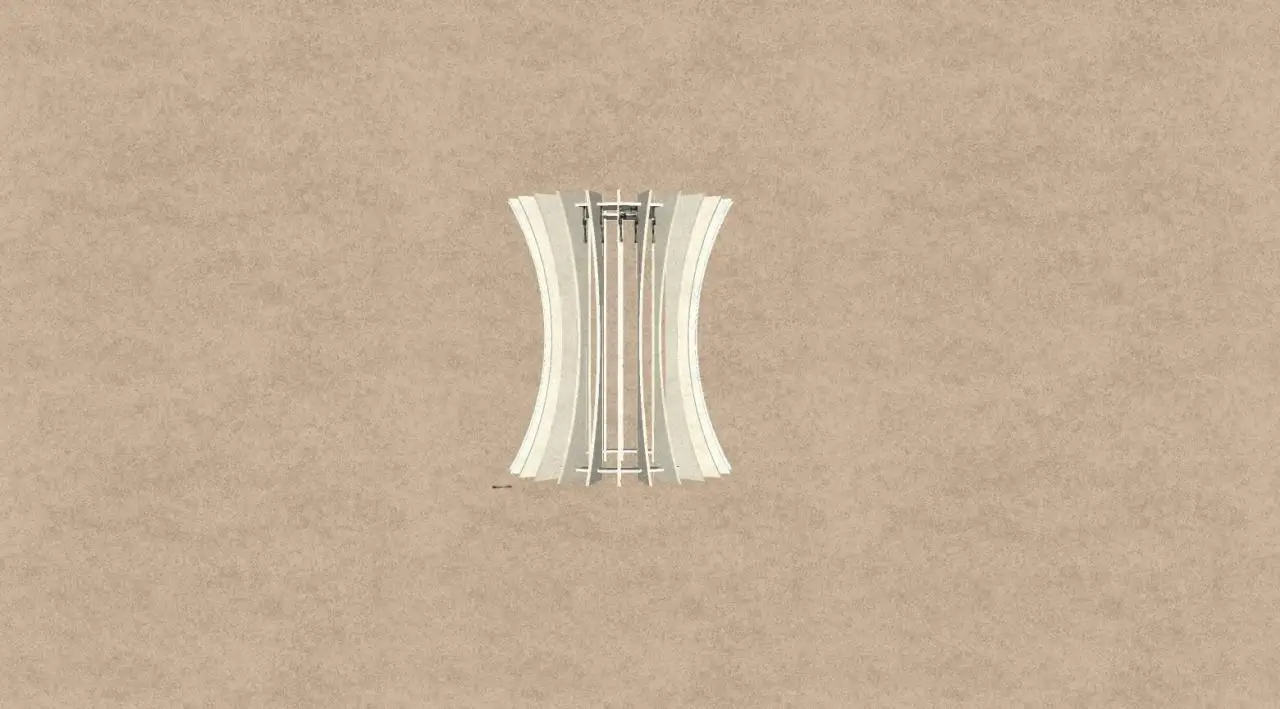 

Edile Decorative Mdf Wood Chandelier