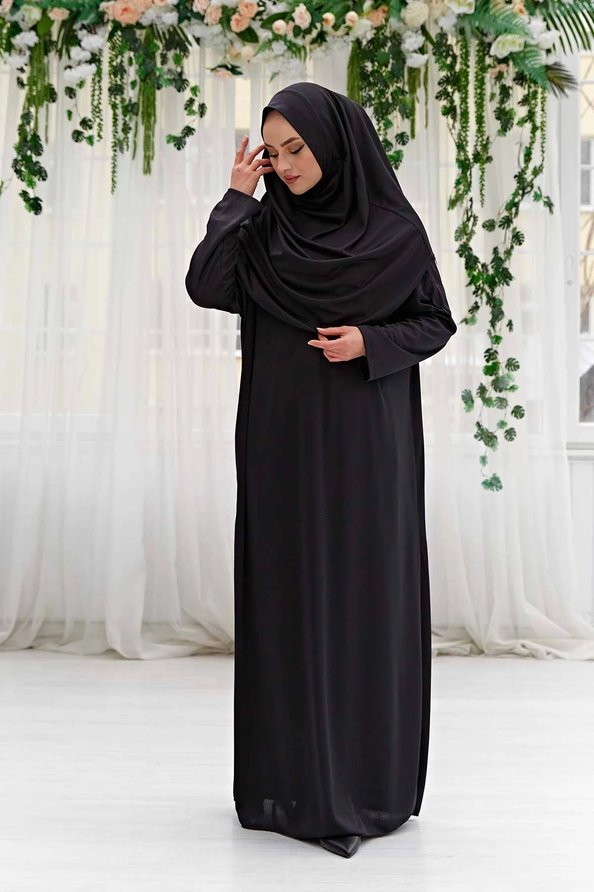 Veiled Hijab Prayer Dress Turkey Muslim Fashion Islam Clothing Dubai Istanbulstyles Istanbul Ramadan 2022